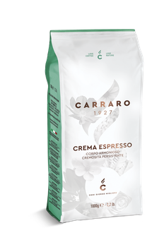 Carraro Crema Espresso, zrnková káva 1000g