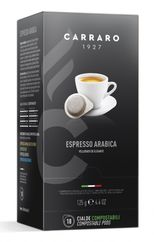 Carraro Espresso Arabica, porciovaná káva 7g x 18ks