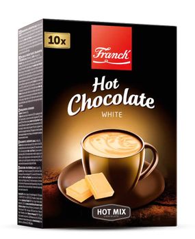 Franck Horúca čokoláda biela 10ks