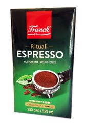 Franck Rituali Espresso, mletá káva 250g
