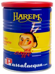 Passalacqua Harem, mletá káva 250g balenie v plechovke