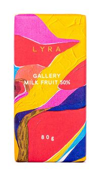 LYRA GALLERY Milk fruit, mliečna 50% čokoláda, 80g
