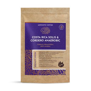 Mephisto Costa Rica Solis & Cordero Anaerobic, zrnková káva 200g