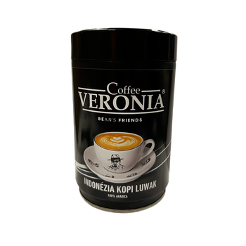 Coffee Veronia Kopi Luwak Indonesia, zrnková káva 150g